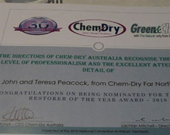 Nominated for Chem-Dry